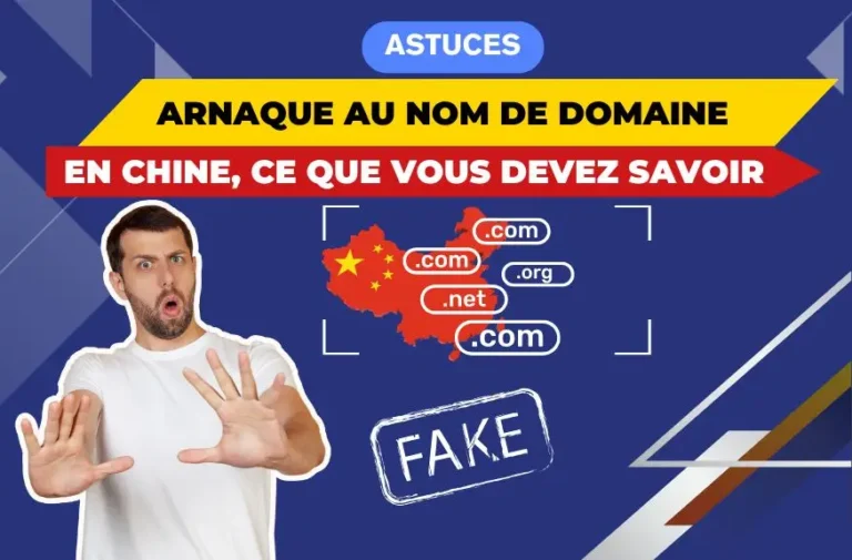 Arnaque au nom de domaine en Chine