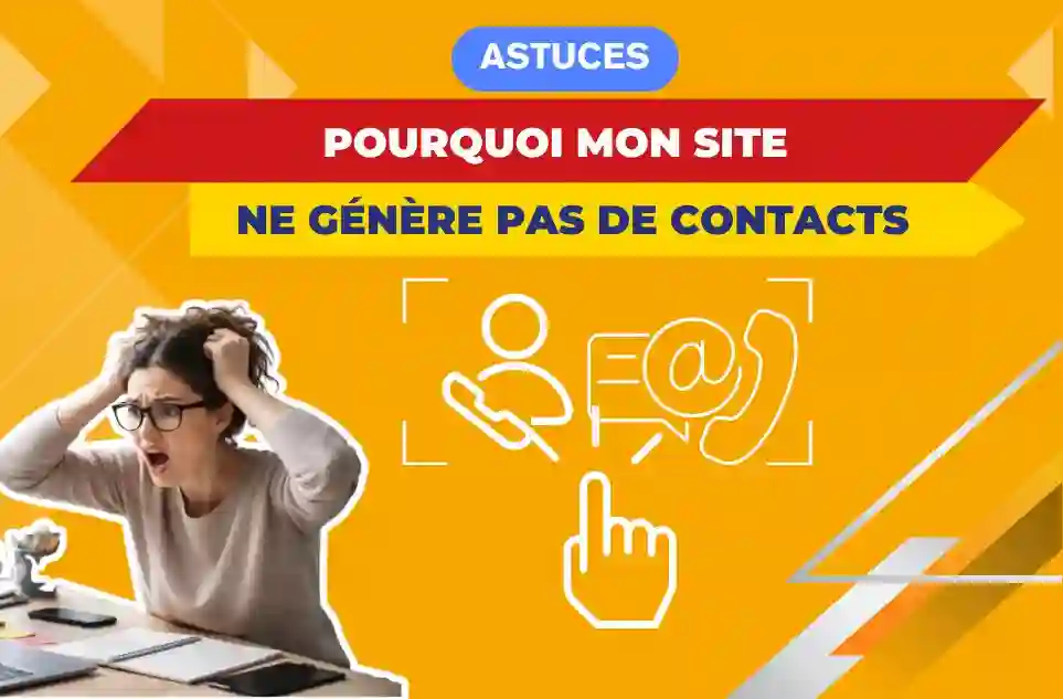 mon site ne génère pas de contacts