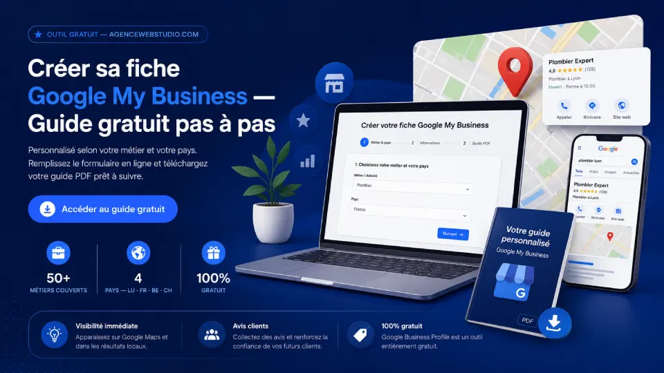 Créer sa fiche Google My Business — Guide gratuit pas à pas