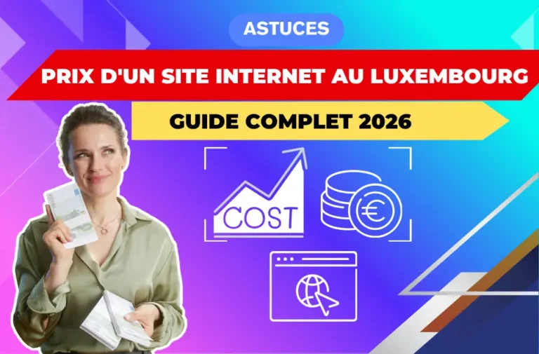 Prix d'un site internet au Luxembourg : guide complet 2026