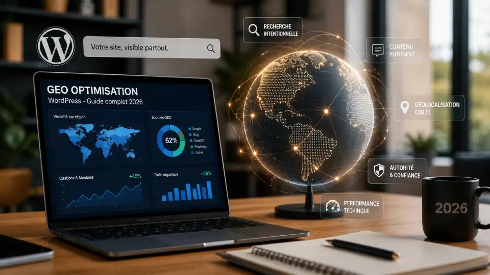 Optimisation GEO WordPress : le guide complet 2026